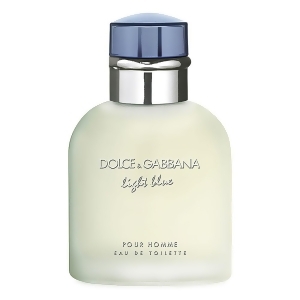 Light Blue Pour Homme For Men by Dolce Gabbana Gift Set 4.2 oz Edt Spray 2.5 oz Aftershave Balm 1.7 oz Shower Gel - All