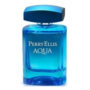 Perry Ellis Aqua For Men by Perry Ellis Gift Set 3.4 oz Edt Spray 3.0 oz Aftershave Gel 3.0 oz Shower Gel 0.25 oz Edt Spray - All