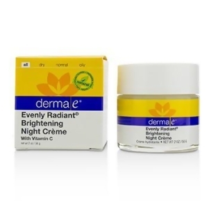 Evenly Radiant Brightening Night Cream For Women by Derma E 56g/2oz - All
