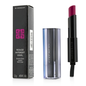 Rouge Interdit Vinyl Extreme Shine Lipstick # 07 Fuchsia Illicite For Women by Givenchy 3.3g/0.11oz - All