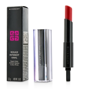 Rouge Interdit Vinyl Extreme Shine Lipstick # 11 Rouge Rebelle For Women by Givenchy 3.3g/0.11oz - All