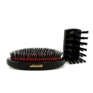 Boar Bristle Nylon Medium Junior Military Nylon Bristle Hair Brush Dark Ruby For Women by Mason Pearson 1pc - All