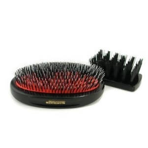 Boar Bristle Nylon Popular Military Bristle Nylon Large Size Hair Brush Dark Ruby For Women by Mason Pearson 1pc - All
