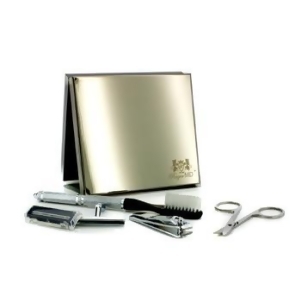 The Well Mannered Groom Kit Razor Grooming Scissors Nail Clipper Brush Box For Men by Razor Md 4pcs 1box - All