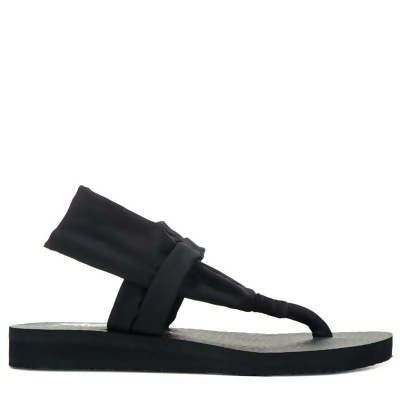 sketchers sandals black