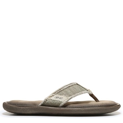 mens memory foam thong sandals