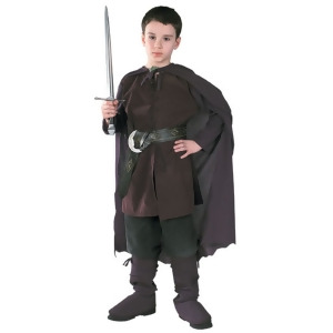 Child's Lord of the Rings Aragorn Strider Costume - Boys Small (4-6) for ages 3-5 approx 25"-26" waist~ 44-48" height