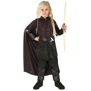Child's Lord of the Rings Legolas Elf Costume - Boys Small (4-6) for ages 3-5 approx 25"-26" waist~ 44-48" height