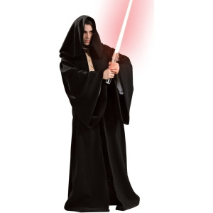 Star Wars Deluxe Hooded Sith Robe Adults Costume Accessory standard size - All