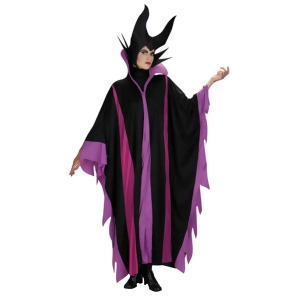Womens Large 12-14 Deluxe Sleeping Beauty Maleficent Costume Womens Standard 12-14 approx 30-32 waist 41-43 hips 38-40 bust 135-145 lbs - All