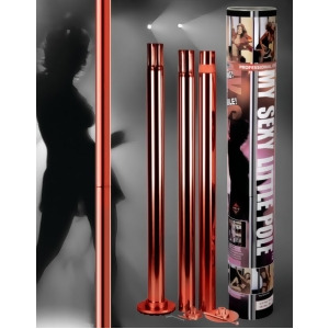 Metallic Red In Home Diy My Sexy Little Pole Dance Exercise Kit - All