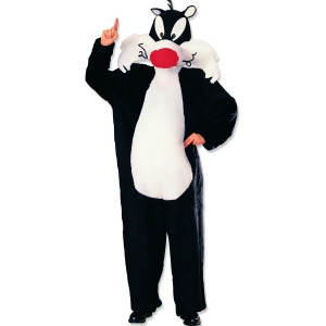 Adult Mens Large Plush Looney Toons Sylvester Cat Mascot Costume 1-size fits most up to approx size 6 - All