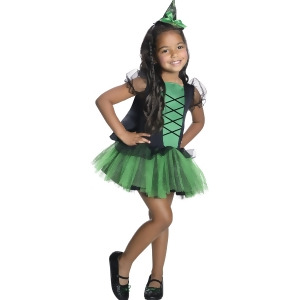 Child's Girls The Wizard Of Oz Movie The Wicked Witch Tutu Costume - Girls Small (4-6) for ages 3-5 approx 25"-26" waist~ 44-48" height