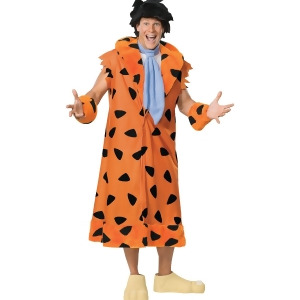 Adult's Mens Vintage Classic Cartoon Fred Flintstone Costume - Mens X-Large (44-46) 44-46" chest~ 5'9" - 6'2" approx 190-210lbs