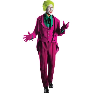Adult's Mens 1966 Classic Batman Grand Heritage Joker Costume - Mens X-Large (44-46) 44-46" chest~ 5'9" - 6'2" approx 190-210lbs