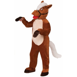 Mens 42-44 Henry the Horse Parade or School Plush Mascot Costume Standard 42-44 42-44 chest 5'9 5'11 approx 160-185lbs - All