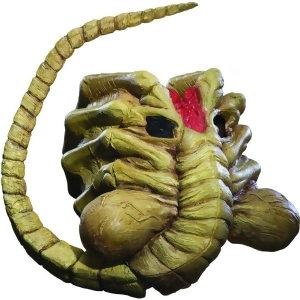 Adult's Mens Alien Face Hugger Overhead Latex Mask Costume Accessory Standard size - All