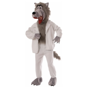 Mens 42-44 Deluxe Big Bad Wolf in Sheeps Clothing Red Riding Hood Mascot Costume Standard 42-44 42-44 chest 5'9 5'11 approx 160-185lbs - All