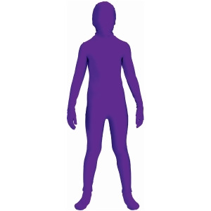 Neon Purple Adult Disappearing Man Professional Quality Full Body Zentai Suit - Mens Large (42) 5'7" - 6'1" approx 150-180lbs
