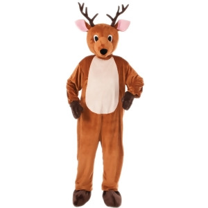 Mens 42-44 Winter Reindeer Christmas Parade or School Plush Mascot Costume Standard 42-44 42-44 chest 5'9 5'11 approx 160-185lbs - All