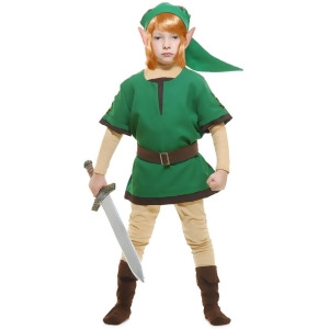 Child's Elf Warrior Costume - Boys XL (Teen 12-14) for ages 12-14~ approx 87 lbs~ 32.5" chest~ 27.5" waist~ 32.5" seat for 60-63" height