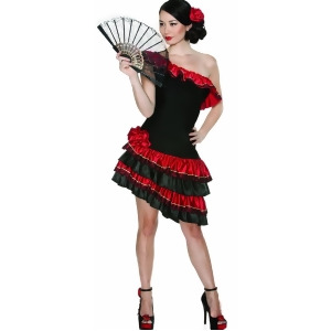 Womens Adult Sexy Caliente Spanish Dancer Costume - MD-LG (6-10)