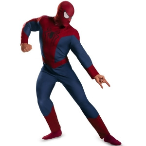 Adult Marvel The Amazing Spider-Man 2 Movie Costume - XXL (2XL 50-52) 50-52" chest~ 44-46" waist~ 5'11" - 6'1" approx 260-280lbs