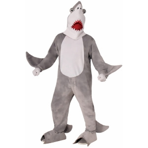 Mens 42-44 Chomper the Shark Parade or School Plush Mascot Costume Standard 42-44 42-44 chest 5'9 5'11 approx 160-185lbs - All