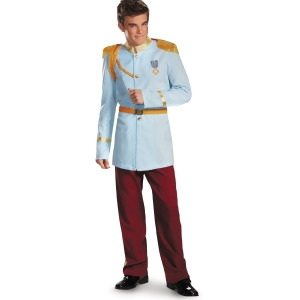 Mens Adult Disney Prince Charming Prestige Costume Large-X-Large L-xl 42-46 Mens Large-XL 42-46 42-46 chest 5'9 5'11 approx 195-220lbs - All
