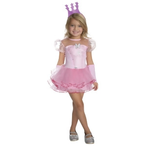 Child's Girls The Wizard Of Oz Movie Glinda The Good Witch Tutu Costume - Girls Small (4-6) for ages 3-5 approx 25"-26" waist~ 44-48" height