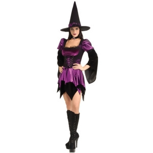Women's Sexy Adult Lady Wicked Witch Costume - Womens X-Small (0-2) approx 31-33" bust & 21-23" waist