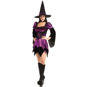 Women's Sexy Adult Lady Wicked Witch Costume - Womens Small (4-6) approx 32-34" bust & 22-24" waist