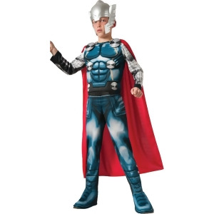 Child's Marvel Comics Universe Avengers Thor Muscle Chest Costume - Boys Medium (8-10) for ages 5-7 approx 27"-30" waist~ 50-54" height