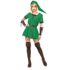 Womens Elf Princess Warrior Adults Costume - Womens Medium (8-10) approx 27.5 waist~ 39 hips~ 37.5 bust~ B-C