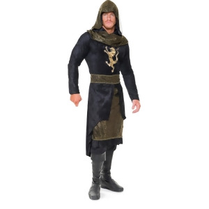 Mens Renaissance Prince Medieval Adults Costume - Mens Large (42-44) 42-44" chest~ 5'8" - 6'2" approx 175-190lbs