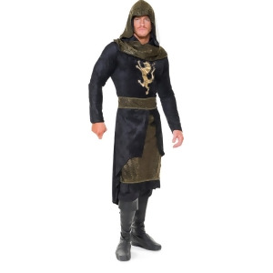 Mens Renaissance Prince Medieval Adults Costume - Mens Medium (40-42) 40-42" chest~ 5'7" - 6'1" approx 145-175lbs