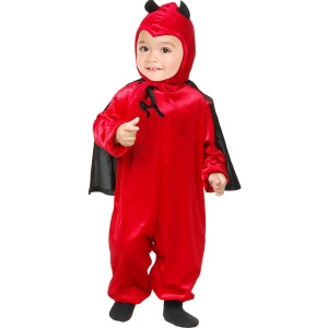 Newborn Toddler Red Little Cute Darling Devil Costume - Boys Small (6-8)