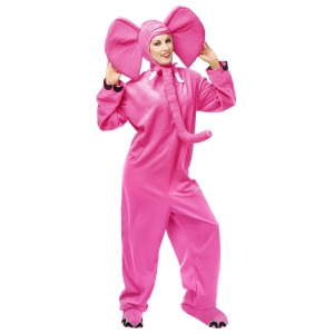 Adult Pink Elephant Costume - Mens Small (36-38) 36-38" chest~ 5'6" - 5'10" approx 120-145lbs