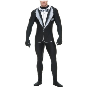 Adults Mens Formal Tuxedo Zentai Bodysuit Costume - Mens Small (36-38)