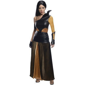 Adult's Womens 300 Rise Of An Empire Artemisia Fire Battle Dress Costume - Womens Medium (8-10) approx 35-37" bust & 27-29" waist