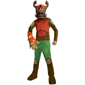 Child's Boys Spyro Skylanders Swap Force Tree Rex Costume - Boys Large (12-14) for ages 8-10 approx 31"-34" waist~ 55-60" height