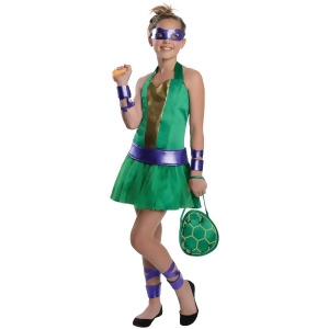Girls Tween Teenage Mutant Ninja Turtles Donatello Costume - Tween Small (0-2)