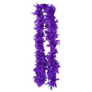 Dozen Purple 72 Feather Boas 20's Show Girl Cabaret Dancer Costume Accessory 6' 72 Inch length - All