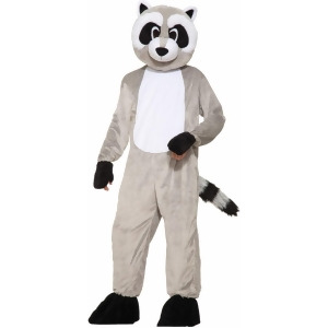 Mens 42-44 Rickey Raccoon Pest Parade or School Plush Mascot Costume Standard 42-44 42-44 chest 5'9 5'11 approx 160-185lbs - All