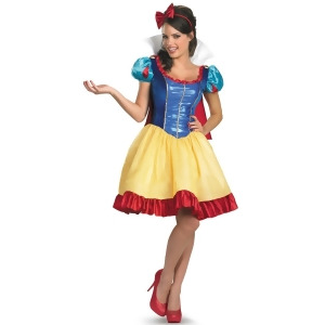Womens Sassy Disney Princess Snow White Costume - Womens Large (12-14) approx 30-32 waist~ 41-43 hips~ 38-40 bust~ 135-145 lbs