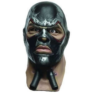 Adult Batman Arkham City Deluxe Bane Overhead Latex Mask Costume Accessory Standard size - All