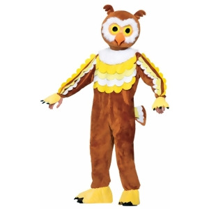 Mens 42-44 Give a Hoot Owl Bird Parade or School Plush Mascot Costume Standard 42-44 42-44 chest 5'9 5'11 approx 160-185lbs - All