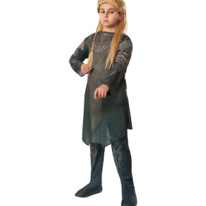 Child's Boys Lord Of The Rings Hobbit Desolation Of Smaug Legolas Elf Costume - Boys Medium (8-10) for ages 5-7 approx 27"-30" waist~ 50-54" height