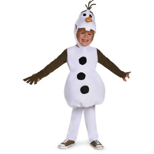 Childs Olaf Frozen Disney Toddler Classic Infant Costume - Boys Small (4-6) for ages 3-5~ 36-47 lbs approx 23"-25" chest~ 21"-22" waist~ 23-25" hips~ 