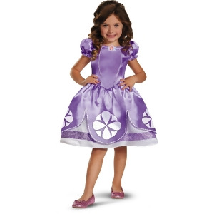 Disney Junior Sofia The First Classic Toddlers Costume Dress - Girls Medium (7-8) for ages 5-7~ 48-60 lbs approx 26"-27" chest & 23"-24" waist~ 25-27"